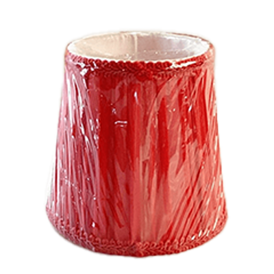 シャンデリア部材 シェード プリーツ レッド (φ14×H13cm) CH-shade-pleats-red4-株式会社ELJEWEL