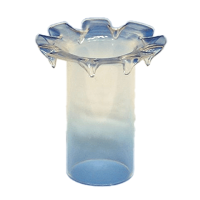 シャンデリア部材 ロウカン装飾 ガラス製ロウカンカバー (フリル型) rokan-glassB-株式会社ELJEWEL