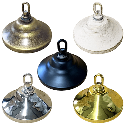 シャンデリア部材 低天井用シーリングカップ (H80×φ120mm) 7色 (耐荷重5kgまで) OB-CAP-02-株式会社ELJEWEL