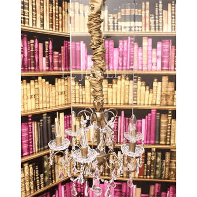 シャンデリア・チェーンカバー オリーブ (L180×φ4.5cm) JP-A-16767-054-株式会社ELJEWEL