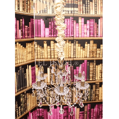 シャンデリア・チェーンカバー アイボリー (L180×φ4.5cm) JP-A-16767-091-株式会社ELJEWEL