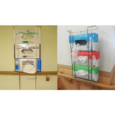 ボックスホルダー ステンレス製 タイプ-三田理化メディカル株式会社