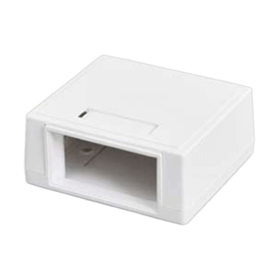 スナップインコネクタ用 露出配線ボックス 2口用 SY-M2-U2-P-株式会社ネットメカニズム