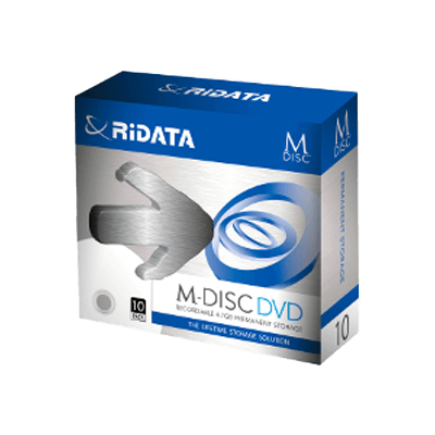 ディスクメディア M-DISC DVD+R M-DVD4.7GB.PW10P-アールアイジャパン株式会社