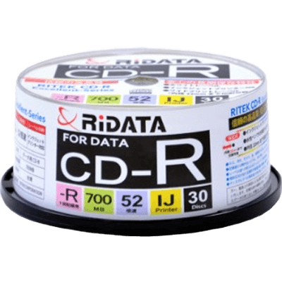 ディスクメディア CD-R For Data CD-R700EXWP.30RT C-アールアイジャパン株式会社