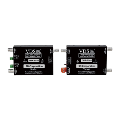 信号重畳ユニット 映像信号・電源・制御 同軸重畳ユニット 2系統アナログHD/CVBS映像・DC電源伝送ユニット (送信・受信セット)-株式会社スリーディー