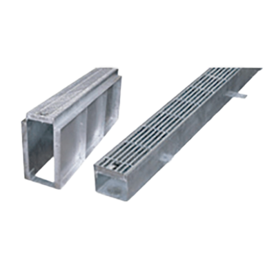 鋼製側溝 鋼製排水溝 ドレーンクリエイター ハイテン鋼製排水溝 C-NBH-株式会社宝機材