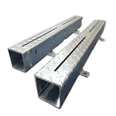 鋼製側溝 鋼製排水溝 エコノミータイプ スマートドレーンE型-株式会社宝機材