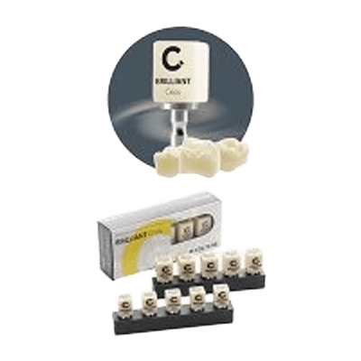 診療用器材 CAD/CAM冠ブロック ブリリアントクリオス-東京歯科産業株式会社