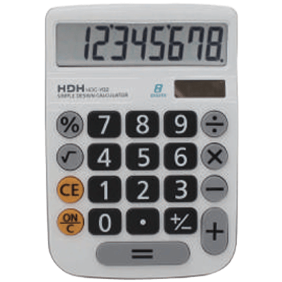 やさしい電卓 HDC-Y02-保土ヶ谷電子販売株式会社