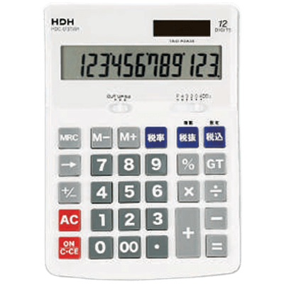 スタンダード電卓 HDC-013T-保土ヶ谷電子販売株式会社
