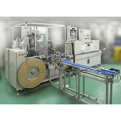 リチウムイオン電池チューブ組み立て機 LSW-2000型-ケミコン東日本株式会社