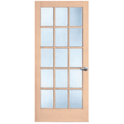 木製内部ドア シンプソン ガラス 1515-上野住宅建材株式会社