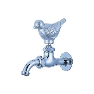 MIZSEI 万能ホーム胴長水栓 スズメ/メッキ-株式会社竹藤商店