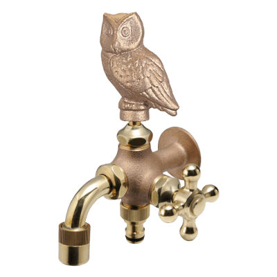 MIZSEI 二口万能胴長水栓 フクロウ-株式会社竹藤商店