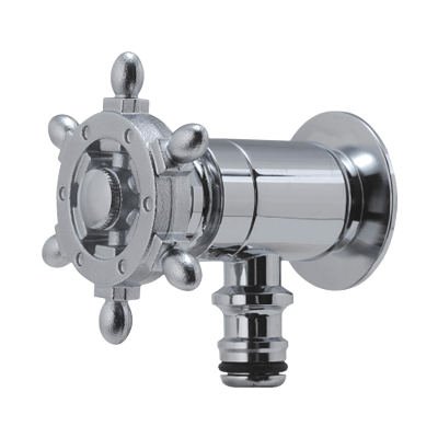 MIZSEI ホース接続水栓 ラダー/メッキ-株式会社竹藤商店