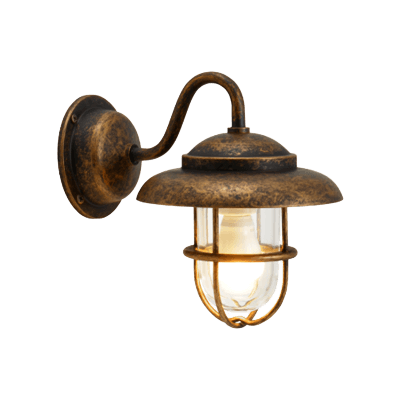 ゴーリキアイランド ポーチライト ピート 真鍮古色-株式会社竹藤商店