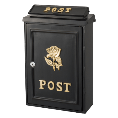 イギリス産 ポスト ローズ ブラック/ブラス-株式会社竹藤商店