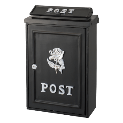 イギリス産 ポスト ローズ ブラック/クローム-株式会社竹藤商店