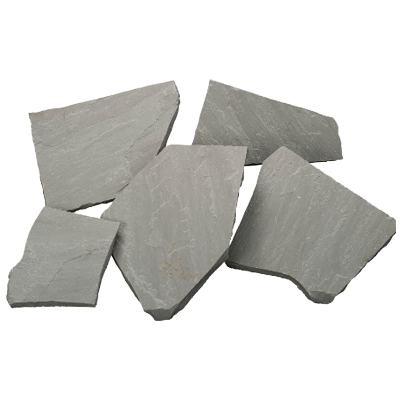 インド産 ヴィスタストーン サンド乱形 グレー-株式会社竹藤商店