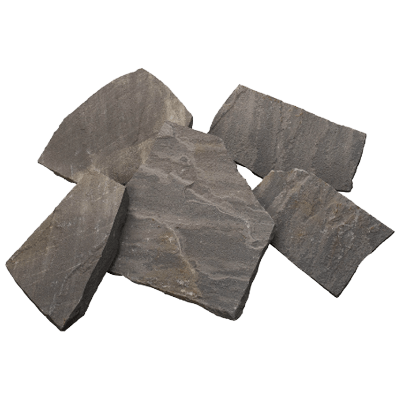 インド産 ヴィスタストーン サンド乱形 ブラック-株式会社竹藤商店