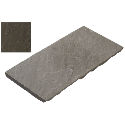 インド産 ヴィスタストーン サンドフラッグ グレー-株式会社竹藤商店