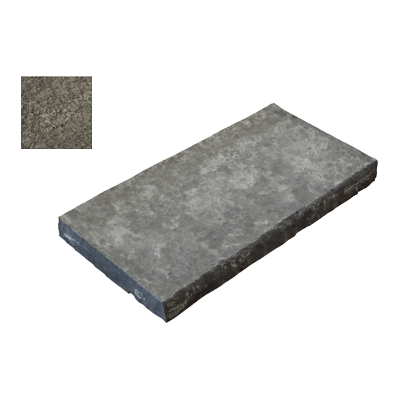 ベトナム産 クワンストーン板石 黒 一面バーナー仕上げ-株式会社竹藤商店