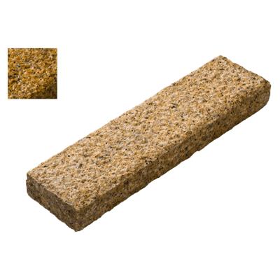 ベトナム産 クワンストーン笠石 錆 五面ノミギリ仕上げ-株式会社竹藤商店