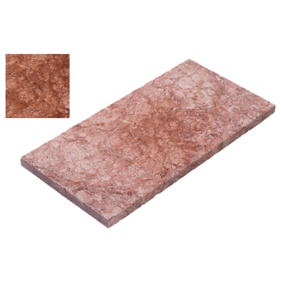 トルコ産 トラバーチン ピンク タンブル仕上げ-株式会社竹藤商店