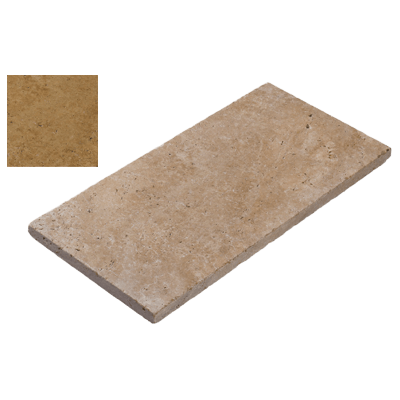 トルコ産 トラバーチン ブラウン タンブル仕上げ-株式会社竹藤商店