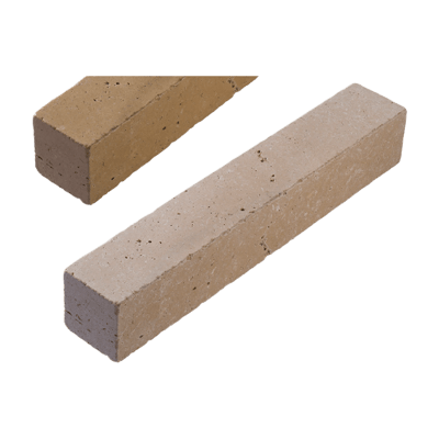 トルコ産 トラバーチン 延石 ホワイト タンブル仕上げ-株式会社竹藤商店