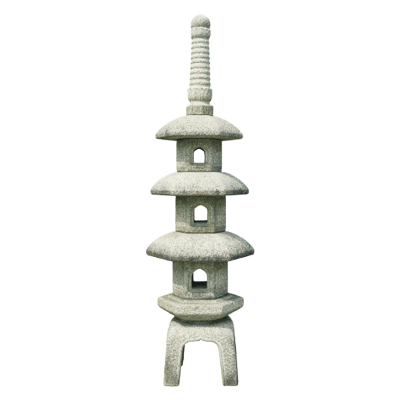 愛知県産 岡崎高級灯篭 古代三重の塔-株式会社竹藤商店