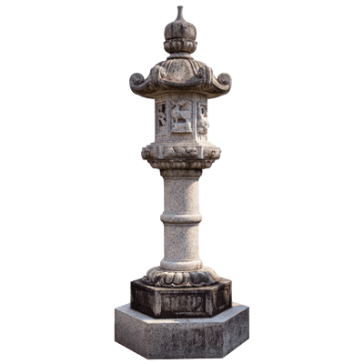 愛知県産 岡崎高級灯篭 春日型8尺-株式会社竹藤商店