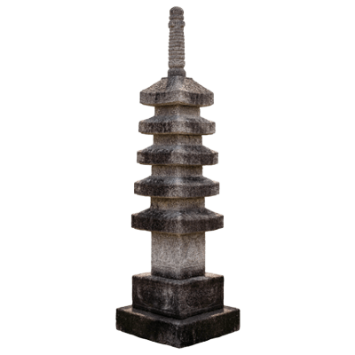 愛知県産 岡崎高級灯篭 五層塔11尺-株式会社竹藤商店