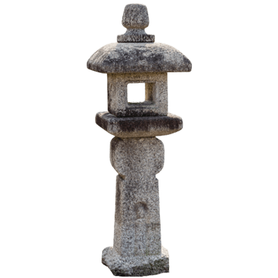 愛知県産 岡崎高級灯篭 活け込み織部-株式会社竹藤商店