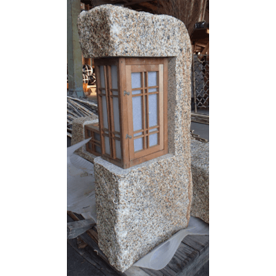 岐阜県産 道しるべ 蛭川錆 木ワニ枠-株式会社竹藤商店