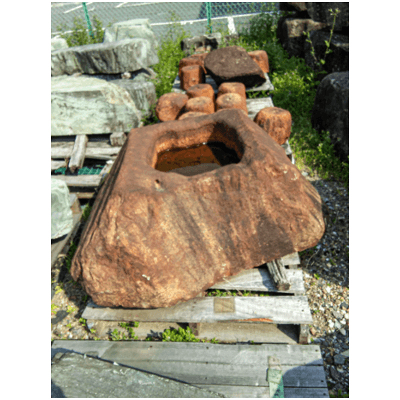 山梨県産 塩山御影 古水鉢-株式会社竹藤商店