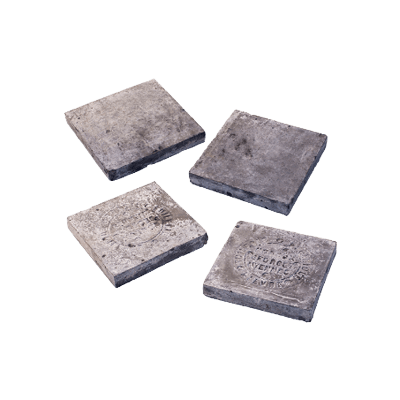 ベルギー産 アンティーク テラコッタタイル グレー-株式会社竹藤商店