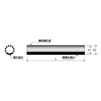 ダイプラ ネトロンパイプ MP-65 (2/3開孔)-株式会社竹藤商店