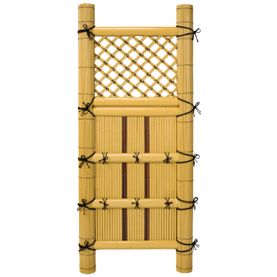 TTK プラ平袖垣 (DXタイプ) 黄-株式会社竹藤商店