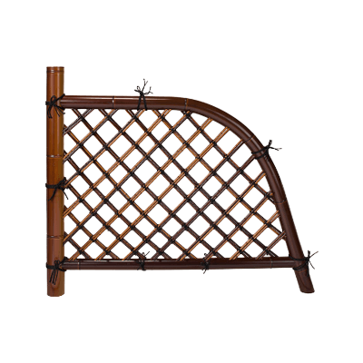 TTK プラ光悦寺垣 (曲げ軽量タイプ) 茶-株式会社竹藤商店