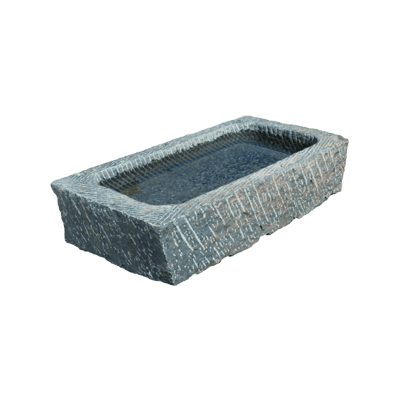 中国産 古水鉢 角-株式会社竹藤商店