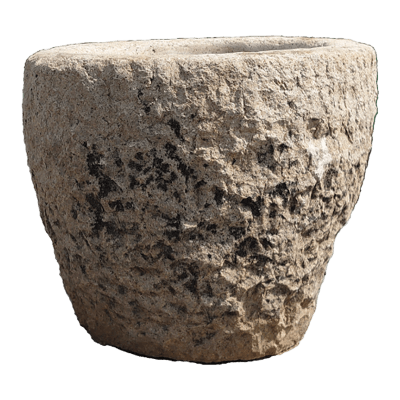 中国産 古水鉢 丸2-株式会社竹藤商店