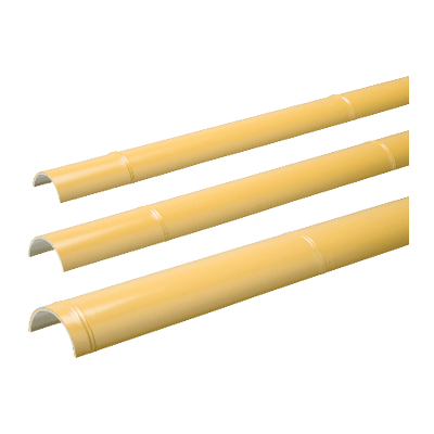 TTK 人工竹 KES 黄 半割-株式会社竹藤商店