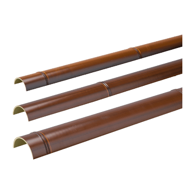 TTK 人工竹 KES 茶 半割-株式会社竹藤商店