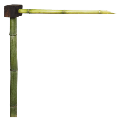 TTK 天然青竹カケヒ 角 セット-株式会社竹藤商店