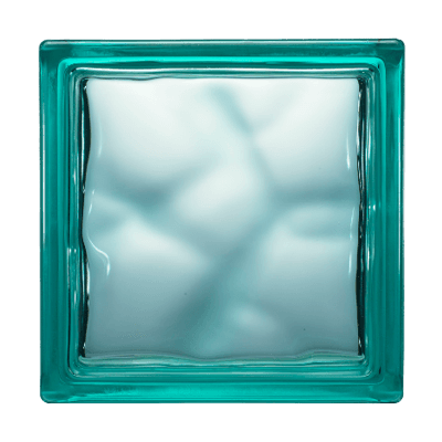 チェコ産 ビトラブロック ターコイズウェーブ-株式会社竹藤商店