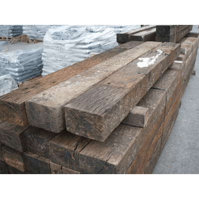 国産 まくら木 中古 AA級 クレオソート-株式会社竹藤商店