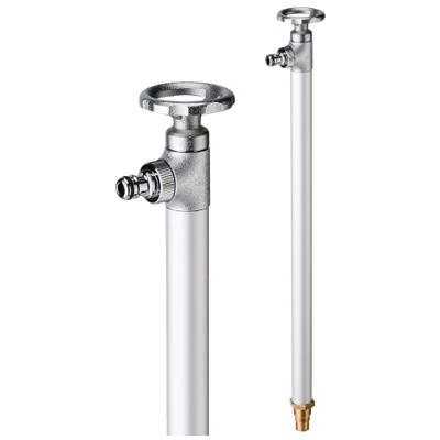 MIZSEI スプリンクルスリムバルブハンドル シルバー-株式会社竹藤商店