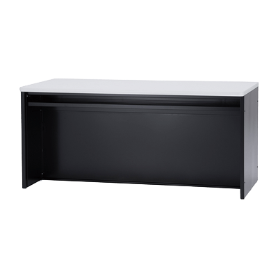 オフィスの受付や店舗・施設など、ロケーションを選ばずカンタン設置 スチールカウンター ローカウンターW1,500-株式会社井上金庫製作所